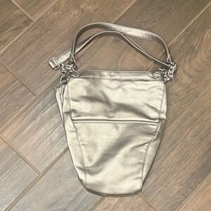 GAP Metallic Silver Shoulder Bag